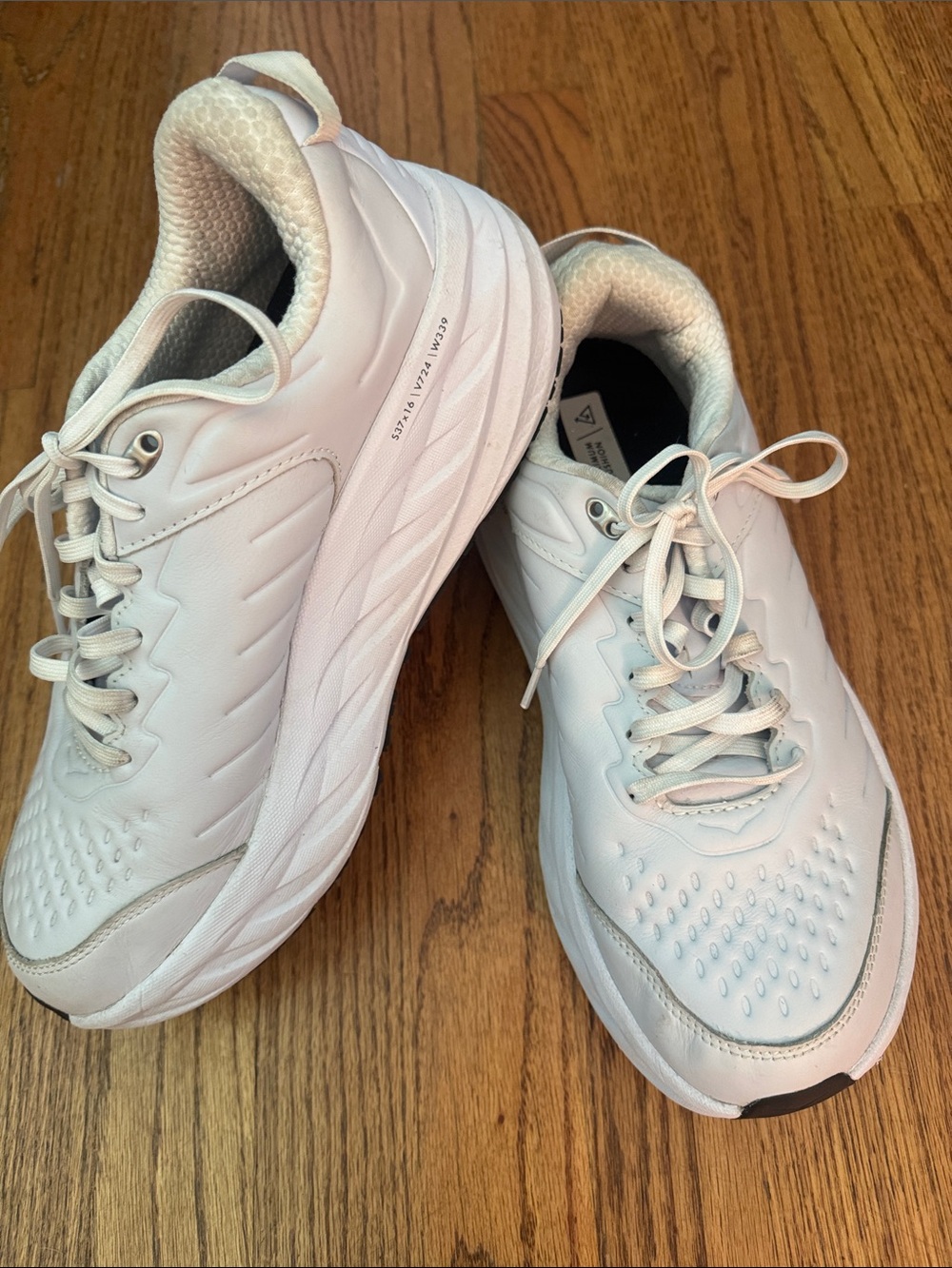 Hoka One One Bondi SR Women's 10.5 Shoes White Walking Sneaker